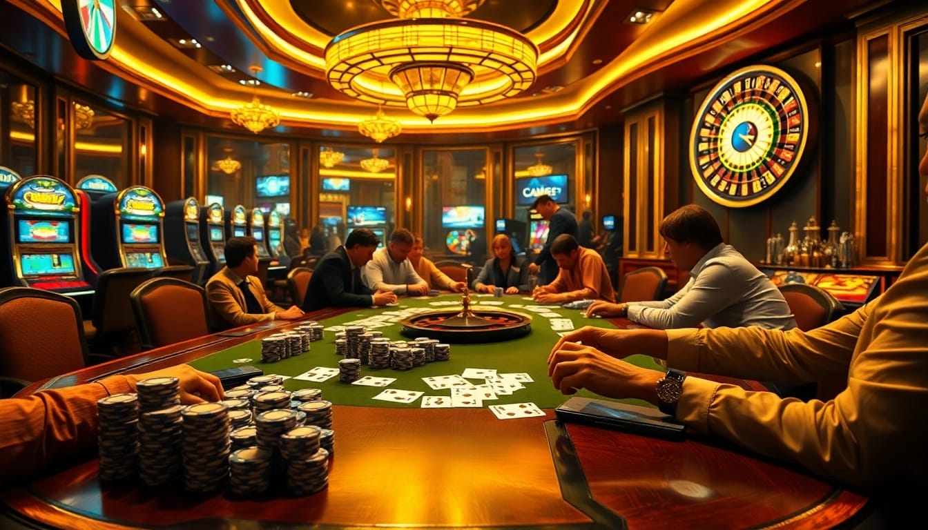 Engaging poker gameplay at https://ta88.de.com/ featuring colorful chips and elegant cards.