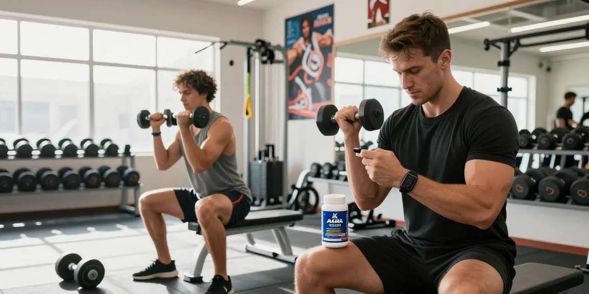 Akra Labs Steroid Shop: Fitness-Enthusiasten nutzen hochwertige Akra Labs Produkte im modernen Fitnessstudio.