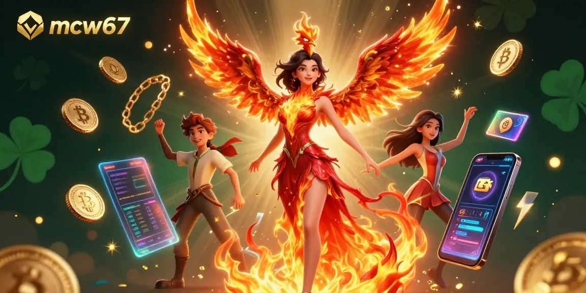Experience thrilling gaming sparks at mcw67 with vibrant energy and crypto elements.