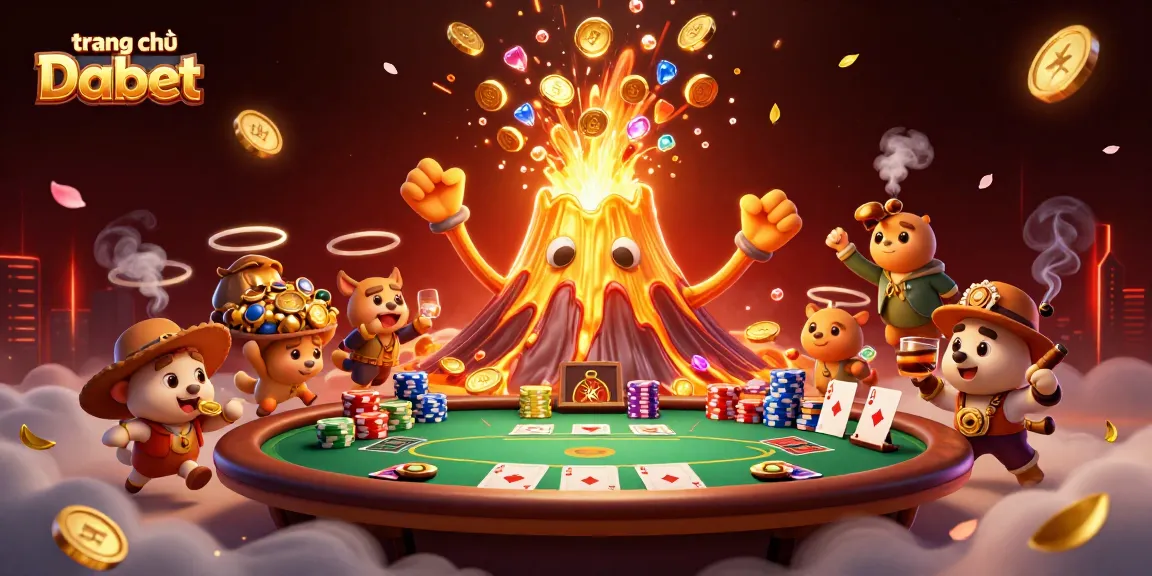 Experience the thrill at trang chủ Dabet with a dynamic scene of gaming excitement and treasure.
