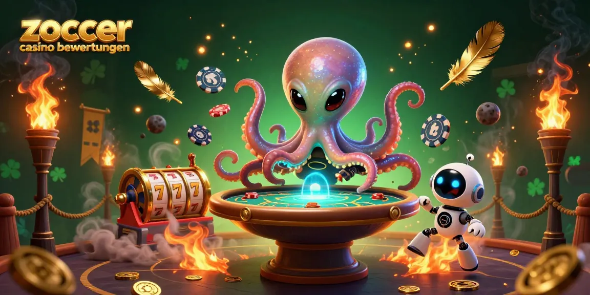 Experience zoccer casino bewertungen with an exciting poker scene featuring alien characters and vibrant casino elements.