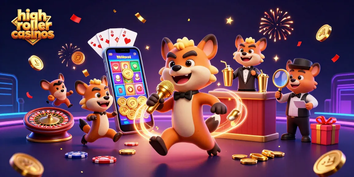 Experience thrilling high roller casinos with animated hyenas running a comedy club and engaging in classic games.